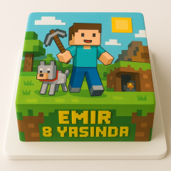 Yazılı Minecraft Pastası
