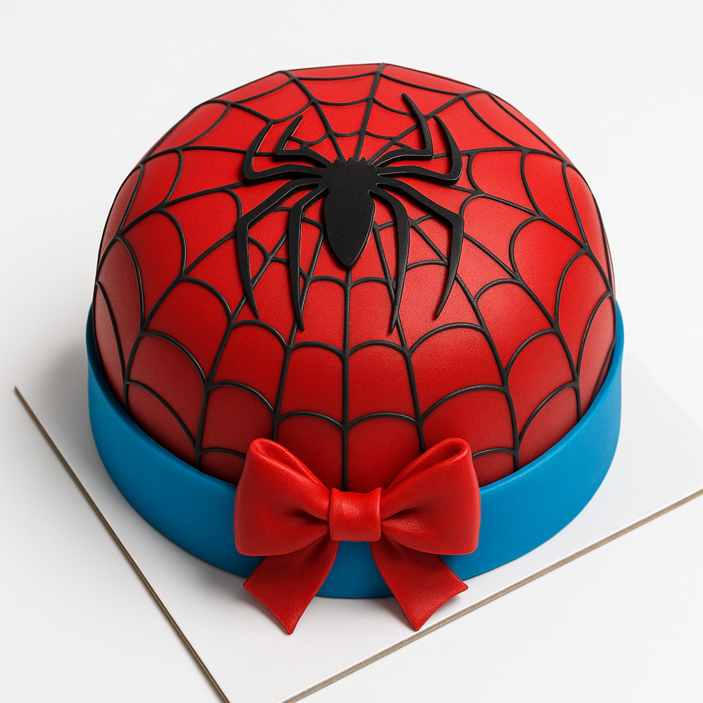 Spiderman Doğum Günü Pastası