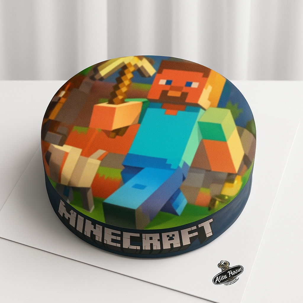 Minecraft Yazılı Pasta