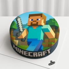 Minecraft Yazılı Pasta