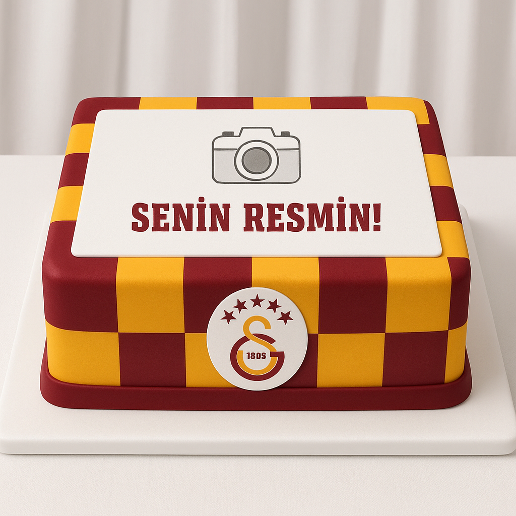 Resimli Sarı Kırmızı Pasta