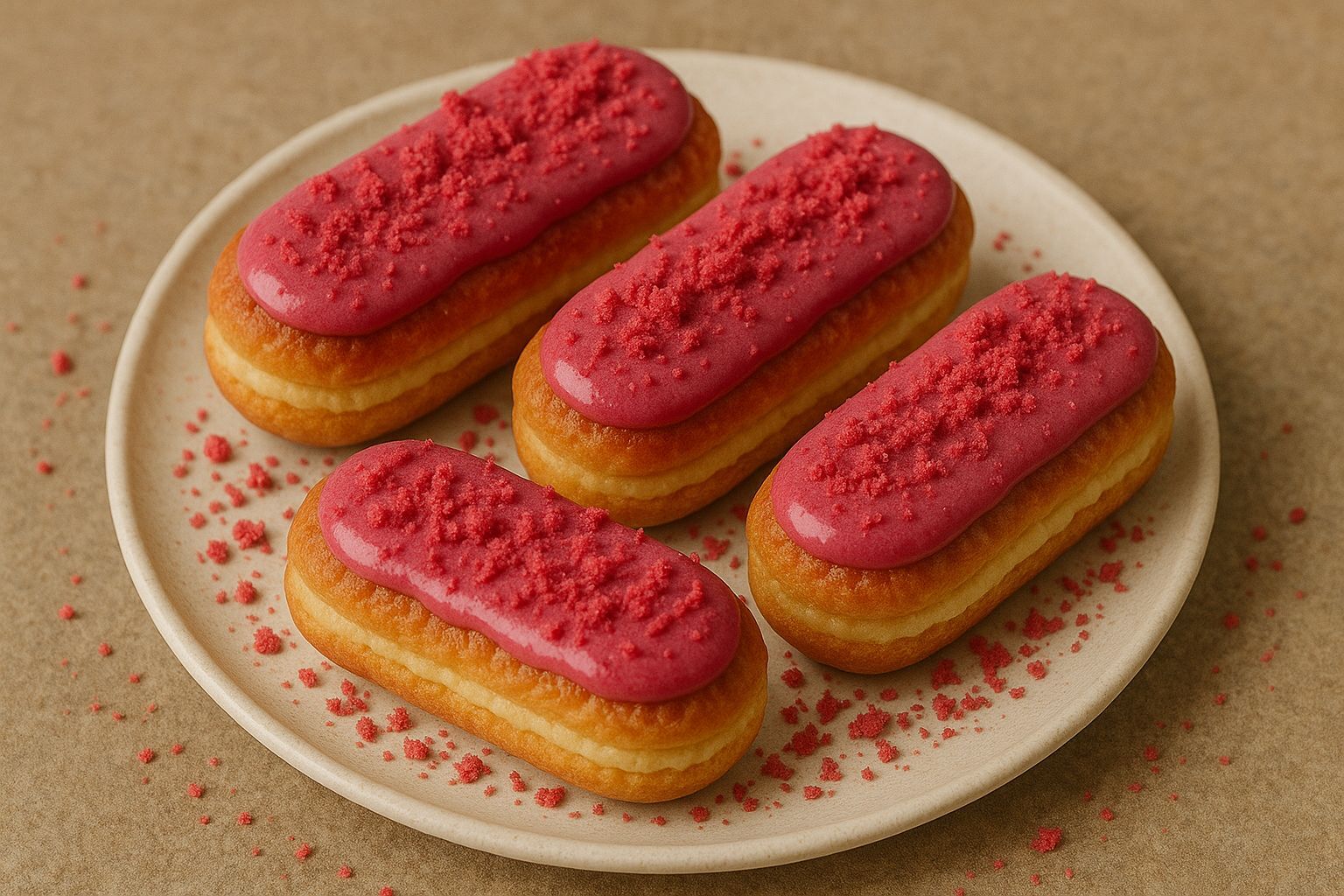 Frambuaz Ekler ( 1 KG )